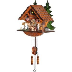 Traditional Chalet Black Forest Cuckoo Wall Clock